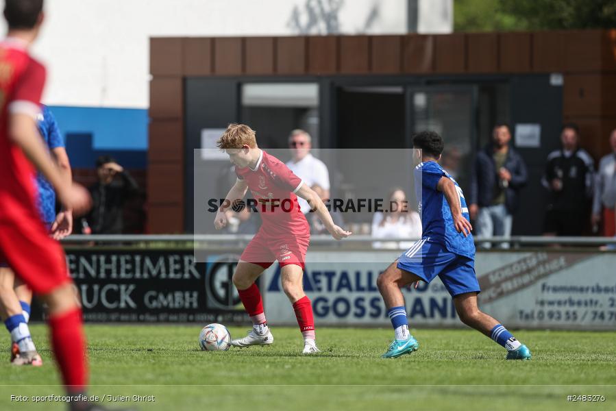 sport, action, TSV Lohr, Sportgelände, SpVgg Hösbach-Bahnhof, Lohr am Main, LOH, HBF, Fussball, Bezirksliga Unterfranken West, BFV, 27. Spieltag, 26.04.2025 - Bild-ID: 2483276