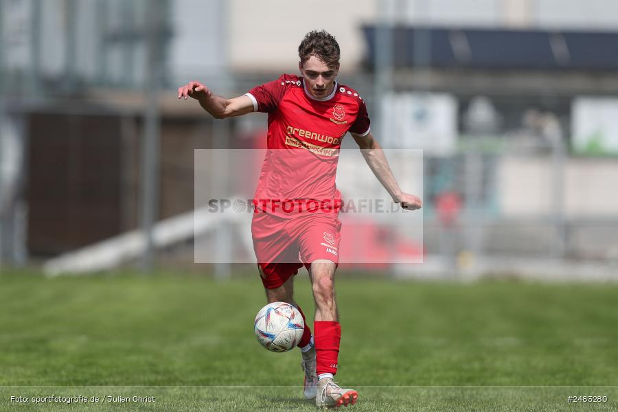 sport, action, TSV Lohr, Sportgelände, SpVgg Hösbach-Bahnhof, Lohr am Main, LOH, HBF, Fussball, Bezirksliga Unterfranken West, BFV, 27. Spieltag, 26.04.2025 - Bild-ID: 2483280