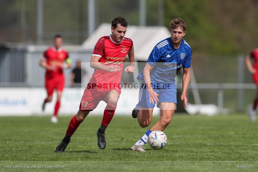 sport, action, TSV Lohr, Sportgelände, SpVgg Hösbach-Bahnhof, Lohr am Main, LOH, HBF, Fussball, Bezirksliga Unterfranken West, BFV, 27. Spieltag, 26.04.2025 - Bild-ID: 2483295