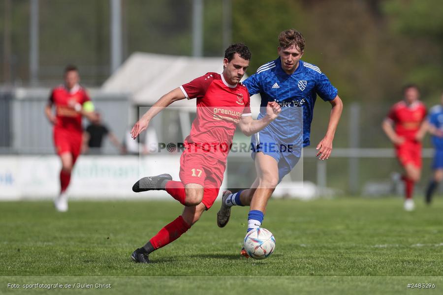 sport, action, TSV Lohr, Sportgelände, SpVgg Hösbach-Bahnhof, Lohr am Main, LOH, HBF, Fussball, Bezirksliga Unterfranken West, BFV, 27. Spieltag, 26.04.2025 - Bild-ID: 2483296
