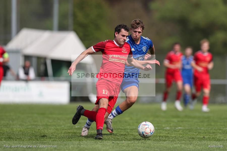 sport, action, TSV Lohr, Sportgelände, SpVgg Hösbach-Bahnhof, Lohr am Main, LOH, HBF, Fussball, Bezirksliga Unterfranken West, BFV, 27. Spieltag, 26.04.2025 - Bild-ID: 2483298