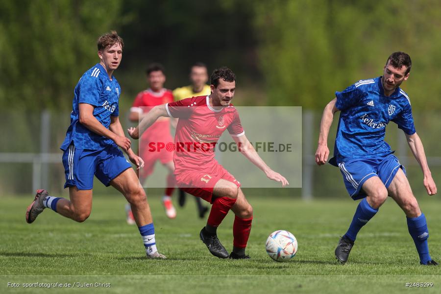 sport, action, TSV Lohr, Sportgelände, SpVgg Hösbach-Bahnhof, Lohr am Main, LOH, HBF, Fussball, Bezirksliga Unterfranken West, BFV, 27. Spieltag, 26.04.2025 - Bild-ID: 2483299