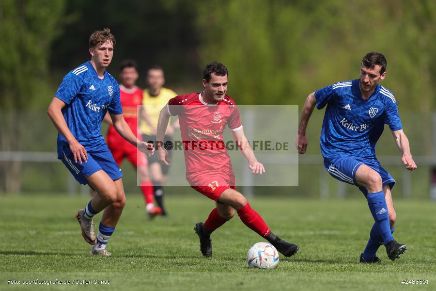 sport, action, TSV Lohr, Sportgelände, SpVgg Hösbach-Bahnhof, Lohr am Main, LOH, HBF, Fussball, Bezirksliga Unterfranken West, BFV, 27. Spieltag, 26.04.2025 - Bild-ID: 2483301