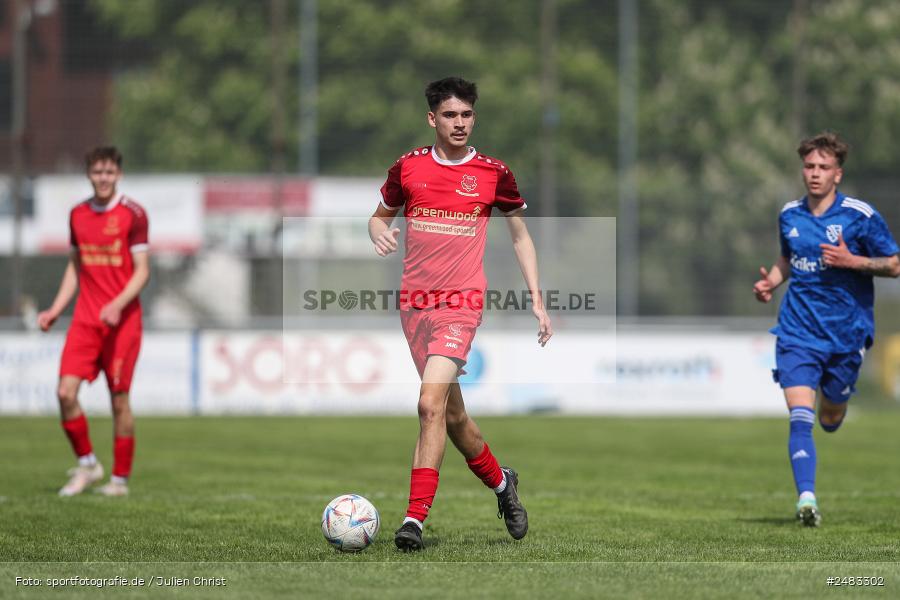 sport, action, TSV Lohr, Sportgelände, SpVgg Hösbach-Bahnhof, Lohr am Main, LOH, HBF, Fussball, Bezirksliga Unterfranken West, BFV, 27. Spieltag, 26.04.2025 - Bild-ID: 2483302