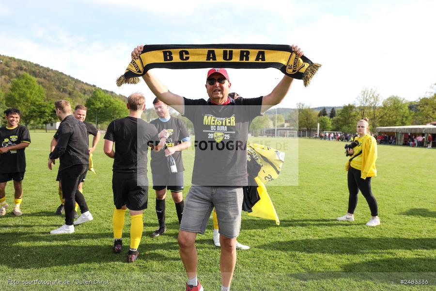 sport, action, Sportgelände, SGB, SG Burgsinn, Kreisklasse Würzburg Gr. 3, Fussball, Burgsinn, BSC Aura, BFV, BCA, 27. Spieltag, 26.04.2025 - Bild-ID: 2483336