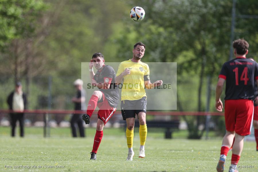 sport, action, Sportgelände, SGB, SG Burgsinn, Kreisklasse Würzburg Gr. 3, Fussball, Burgsinn, BSC Aura, BFV, BCA, 27. Spieltag, 26.04.2025 - Bild-ID: 2483451