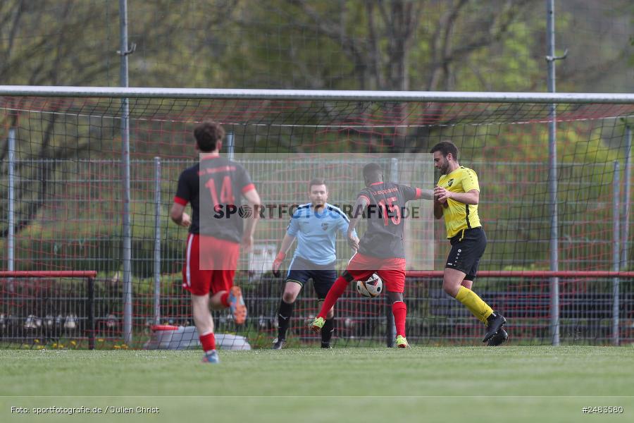 sport, action, Sportgelände, SGB, SG Burgsinn, Kreisklasse Würzburg Gr. 3, Fussball, Burgsinn, BSC Aura, BFV, BCA, 27. Spieltag, 26.04.2025 - Bild-ID: 2483580