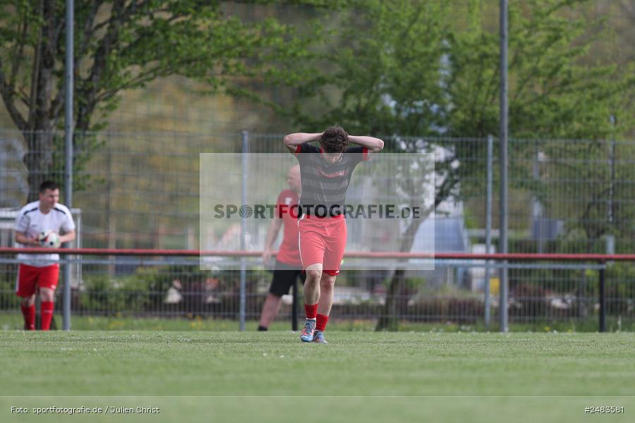 sport, action, Sportgelände, SGB, SG Burgsinn, Kreisklasse Würzburg Gr. 3, Fussball, Burgsinn, BSC Aura, BFV, BCA, 27. Spieltag, 26.04.2025 - Bild-ID: 2483581