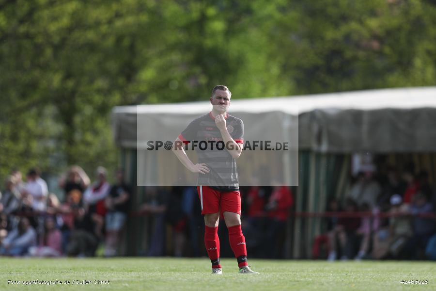 sport, action, Sportgelände, SGB, SG Burgsinn, Kreisklasse Würzburg Gr. 3, Fussball, Burgsinn, BSC Aura, BFV, BCA, 27. Spieltag, 26.04.2025 - Bild-ID: 2483628