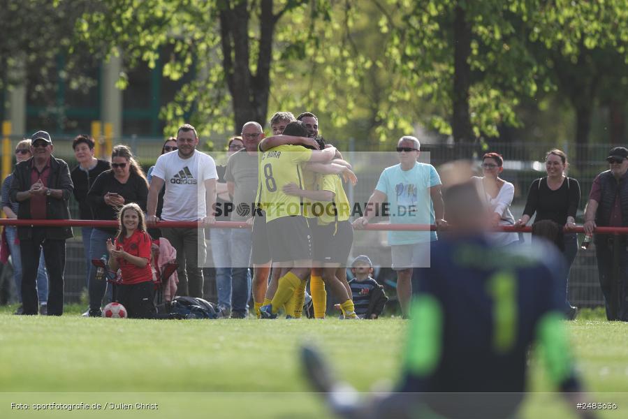 sport, action, Sportgelände, SGB, SG Burgsinn, Kreisklasse Würzburg Gr. 3, Fussball, Burgsinn, BSC Aura, BFV, BCA, 27. Spieltag, 26.04.2025 - Bild-ID: 2483636
