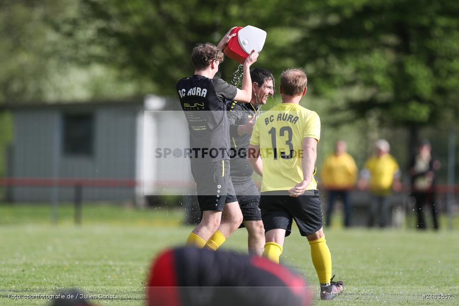 sport, action, Sportgelände, SGB, SG Burgsinn, Kreisklasse Würzburg Gr. 3, Fussball, Burgsinn, BSC Aura, BFV, BCA, 27. Spieltag, 26.04.2025 - Bild-ID: 2483657