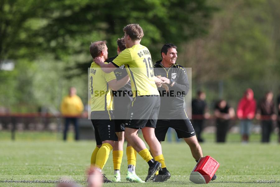 sport, action, Sportgelände, SGB, SG Burgsinn, Kreisklasse Würzburg Gr. 3, Fussball, Burgsinn, BSC Aura, BFV, BCA, 27. Spieltag, 26.04.2025 - Bild-ID: 2483659