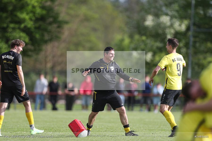 sport, action, Sportgelände, SGB, SG Burgsinn, Kreisklasse Würzburg Gr. 3, Fussball, Burgsinn, BSC Aura, BFV, BCA, 27. Spieltag, 26.04.2025 - Bild-ID: 2483660