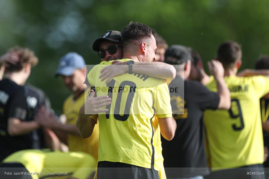 sport, action, Sportgelände, SGB, SG Burgsinn, Kreisklasse Würzburg Gr. 3, Fussball, Burgsinn, BSC Aura, BFV, BCA, 27. Spieltag, 26.04.2025 - Bild-ID: 2483669
