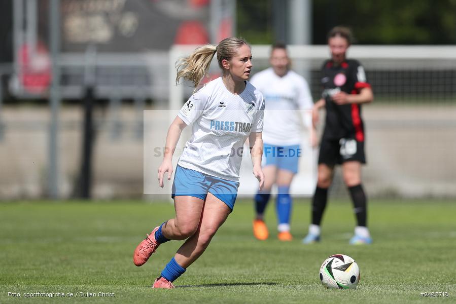 Stadion am Brentanobad, Frankfurt, 27.04.2025, sport, action, Fussball, DFB, 23. Spieltag, 2. Frauen-Bundesliga, SCS, SGE, SC Sand, Eintracht Frankfurt II - Bild-ID: 2483718 Stadion am Brentanobad, Frankfurt, 27.04.2025, sport, action, Fussball, DFB, 23. Spieltag, 2. Frauen-Bundesliga, SCS, SGE, SC Sand, Eintracht Frankfurt II - Bild-ID: 2483718