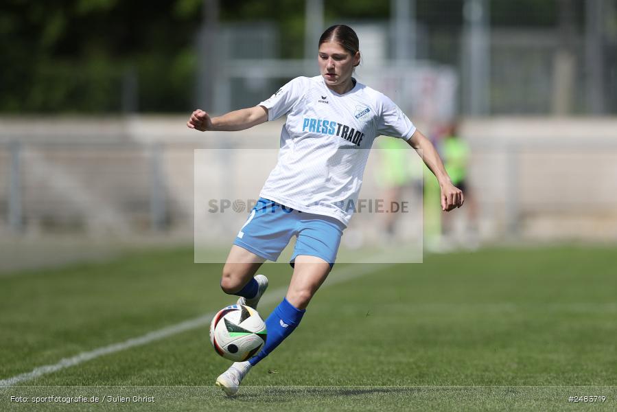 Stadion am Brentanobad, Frankfurt, 27.04.2025, sport, action, Fussball, DFB, 23. Spieltag, 2. Frauen-Bundesliga, SCS, SGE, SC Sand, Eintracht Frankfurt II - Bild-ID: 2483719