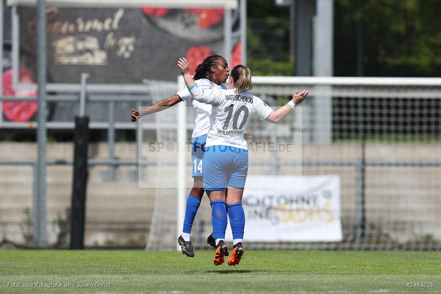 Stadion am Brentanobad, Frankfurt, 27.04.2025, sport, action, Fussball, DFB, 23. Spieltag, 2. Frauen-Bundesliga, SCS, SGE, SC Sand, Eintracht Frankfurt II - Bild-ID: 2483723 Stadion am Brentanobad, Frankfurt, 27.04.2025, sport, action, Fussball, DFB, 23. Spieltag, 2. Frauen-Bundesliga, SCS, SGE, SC Sand, Eintracht Frankfurt II - Bild-ID: 2483723