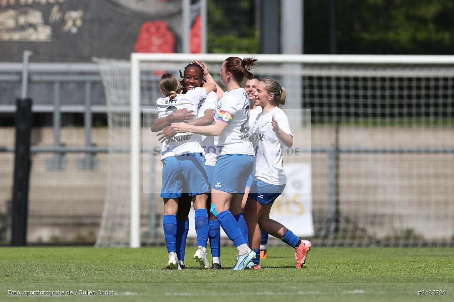 Stadion am Brentanobad, Frankfurt, 27.04.2025, sport, action, Fussball, DFB, 23. Spieltag, 2. Frauen-Bundesliga, SCS, SGE, SC Sand, Eintracht Frankfurt II - Bild-ID: 2483724 Stadion am Brentanobad, Frankfurt, 27.04.2025, sport, action, Fussball, DFB, 23. Spieltag, 2. Frauen-Bundesliga, SCS, SGE, SC Sand, Eintracht Frankfurt II - Bild-ID: 2483724