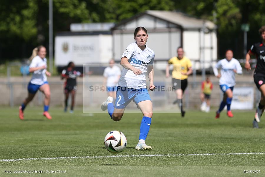 Stadion am Brentanobad, Frankfurt, 27.04.2025, sport, action, Fussball, DFB, 23. Spieltag, 2. Frauen-Bundesliga, SCS, SGE, SC Sand, Eintracht Frankfurt II - Bild-ID: 2483734 Stadion am Brentanobad, Frankfurt, 27.04.2025, sport, action, Fussball, DFB, 23. Spieltag, 2. Frauen-Bundesliga, SCS, SGE, SC Sand, Eintracht Frankfurt II - Bild-ID: 2483734