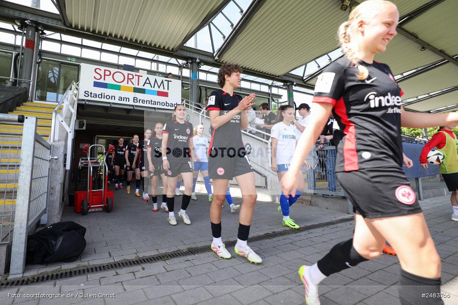 sport, action, Stadion am Brentanobad, SGE, SCS, SC Sand, Fussball, Frankfurt, Eintracht Frankfurt II, DFB, 27.04.2025, 23. Spieltag, 2. Frauen-Bundesliga - Bild-ID: 2483766 sport, action, Stadion am Brentanobad, SGE, SCS, SC Sand, Fussball, Frankfurt, Eintracht Frankfurt II, DFB, 27.04.2025, 23. Spieltag, 2. Frauen-Bundesliga - Bild-ID: 2483766