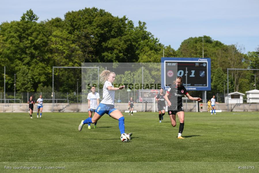 sport, action, Stadion am Brentanobad, SGE, SCS, SC Sand, Fussball, Frankfurt, Eintracht Frankfurt II, DFB, 27.04.2025, 23. Spieltag, 2. Frauen-Bundesliga - Bild-ID: 2483793