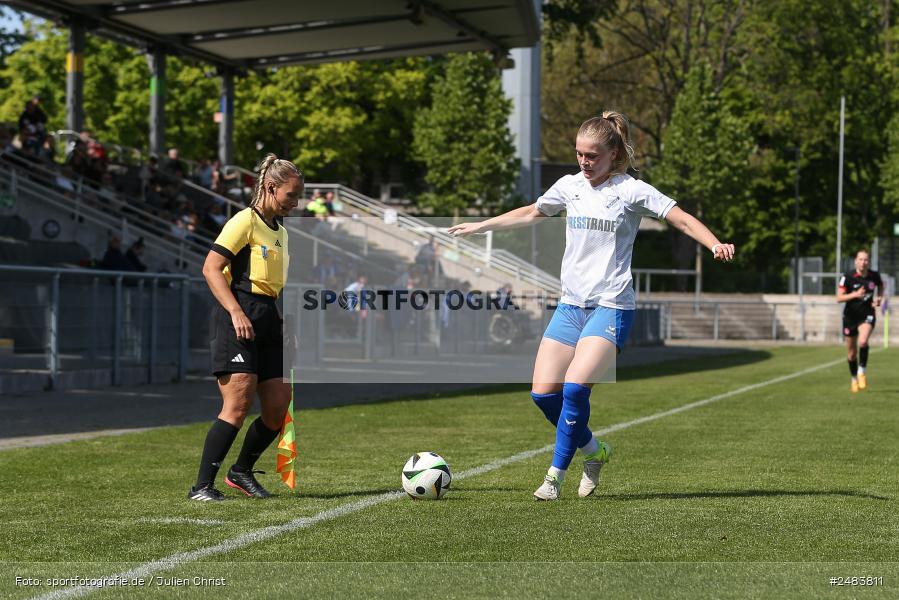 sport, action, Stadion am Brentanobad, SGE, SCS, SC Sand, Fussball, Frankfurt, Eintracht Frankfurt II, DFB, 27.04.2025, 23. Spieltag, 2. Frauen-Bundesliga - Bild-ID: 2483811 sport, action, Stadion am Brentanobad, SGE, SCS, SC Sand, Fussball, Frankfurt, Eintracht Frankfurt II, DFB, 27.04.2025, 23. Spieltag, 2. Frauen-Bundesliga - Bild-ID: 2483811