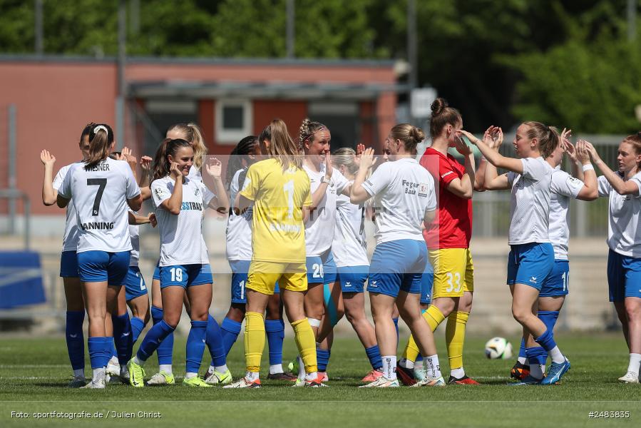 sport, action, Stadion am Brentanobad, SGE, SCS, SC Sand, Fussball, Frankfurt, Eintracht Frankfurt II, DFB, 27.04.2025, 23. Spieltag, 2. Frauen-Bundesliga - Bild-ID: 2483835 sport, action, Stadion am Brentanobad, SGE, SCS, SC Sand, Fussball, Frankfurt, Eintracht Frankfurt II, DFB, 27.04.2025, 23. Spieltag, 2. Frauen-Bundesliga - Bild-ID: 2483835
