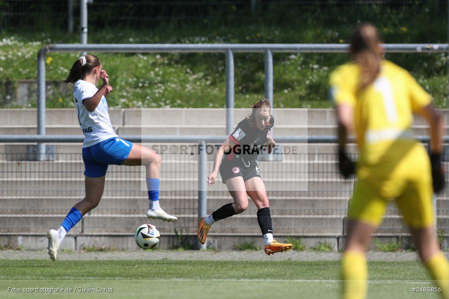 sport, action, Stadion am Brentanobad, SGE, SCS, SC Sand, Fussball, Frankfurt, Eintracht Frankfurt II, DFB, 27.04.2025, 23. Spieltag, 2. Frauen-Bundesliga - Bild-ID: 2483856 sport, action, Stadion am Brentanobad, SGE, SCS, SC Sand, Fussball, Frankfurt, Eintracht Frankfurt II, DFB, 27.04.2025, 23. Spieltag, 2. Frauen-Bundesliga - Bild-ID: 2483856