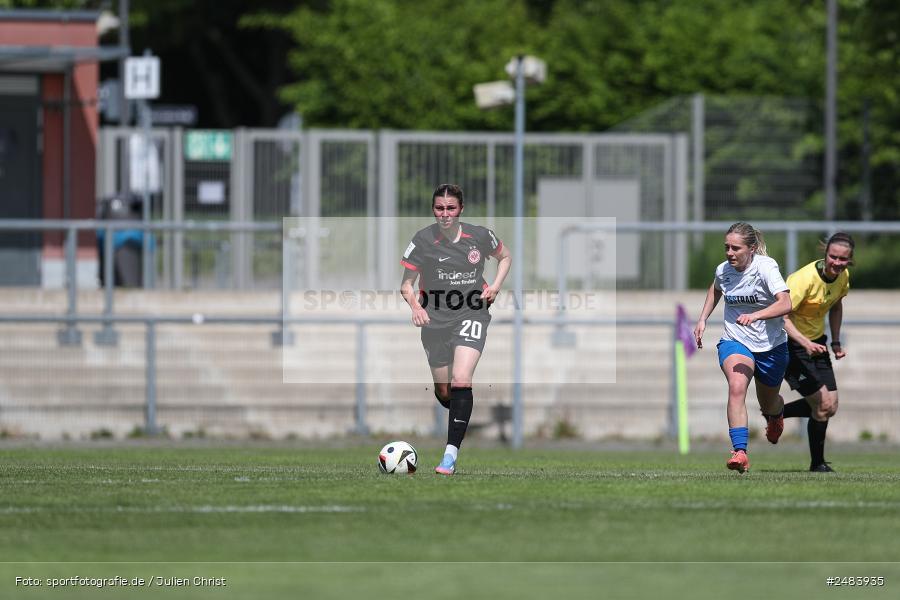 sport, action, Stadion am Brentanobad, SGE, SCS, SC Sand, Fussball, Frankfurt, Eintracht Frankfurt II, DFB, 27.04.2025, 23. Spieltag, 2. Frauen-Bundesliga - Bild-ID: 2483935