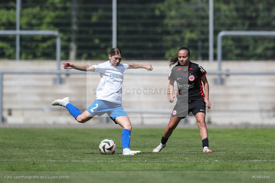 sport, action, Stadion am Brentanobad, SGE, SCS, SC Sand, Fussball, Frankfurt, Eintracht Frankfurt II, DFB, 27.04.2025, 23. Spieltag, 2. Frauen-Bundesliga - Bild-ID: 2483945