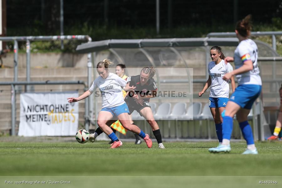 sport, action, Stadion am Brentanobad, SGE, SCS, SC Sand, Fussball, Frankfurt, Eintracht Frankfurt II, DFB, 27.04.2025, 23. Spieltag, 2. Frauen-Bundesliga - Bild-ID: 2483946 sport, action, Stadion am Brentanobad, SGE, SCS, SC Sand, Fussball, Frankfurt, Eintracht Frankfurt II, DFB, 27.04.2025, 23. Spieltag, 2. Frauen-Bundesliga - Bild-ID: 2483946