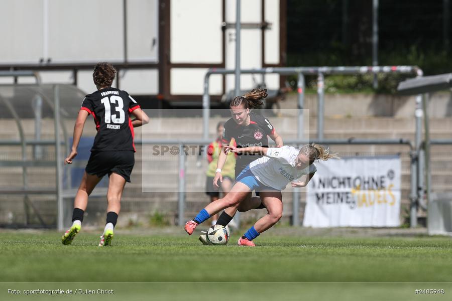 sport, action, Stadion am Brentanobad, SGE, SCS, SC Sand, Fussball, Frankfurt, Eintracht Frankfurt II, DFB, 27.04.2025, 23. Spieltag, 2. Frauen-Bundesliga - Bild-ID: 2483948