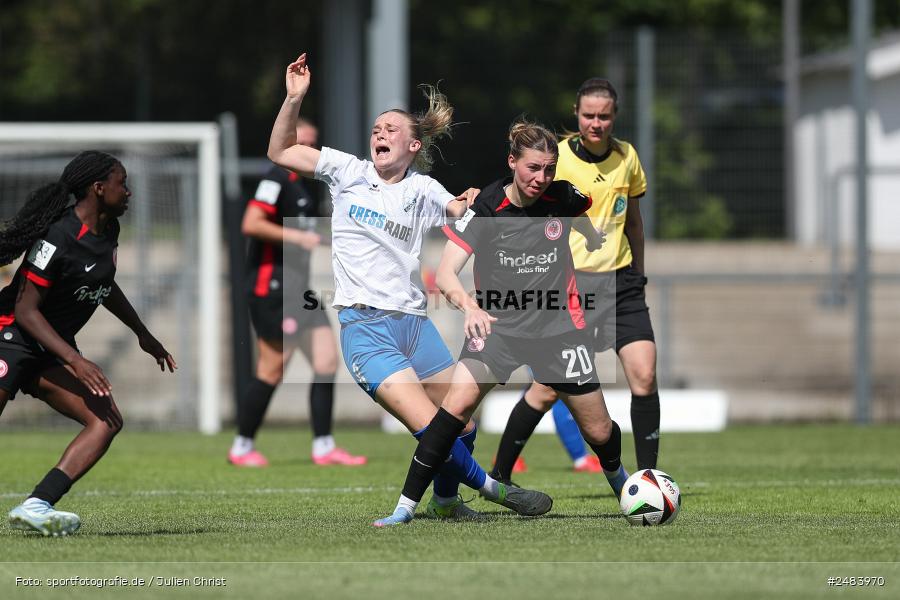 sport, action, Stadion am Brentanobad, SGE, SCS, SC Sand, Fussball, Frankfurt, Eintracht Frankfurt II, DFB, 27.04.2025, 23. Spieltag, 2. Frauen-Bundesliga - Bild-ID: 2483970