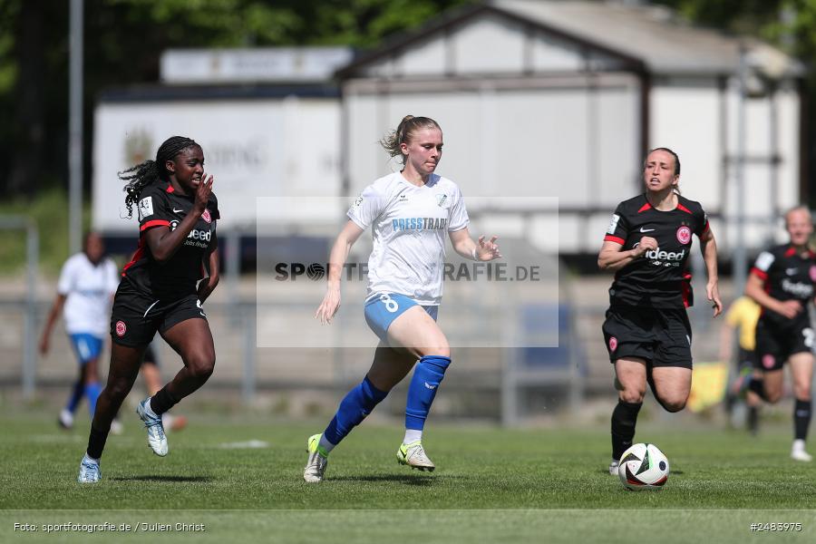sport, action, Stadion am Brentanobad, SGE, SCS, SC Sand, Fussball, Frankfurt, Eintracht Frankfurt II, DFB, 27.04.2025, 23. Spieltag, 2. Frauen-Bundesliga - Bild-ID: 2483975