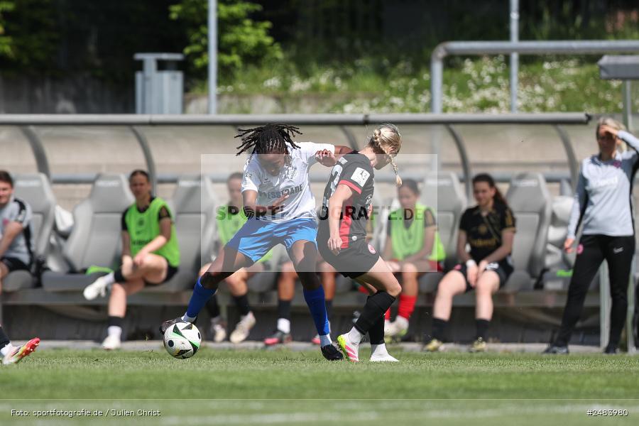 sport, action, Stadion am Brentanobad, SGE, SCS, SC Sand, Fussball, Frankfurt, Eintracht Frankfurt II, DFB, 27.04.2025, 23. Spieltag, 2. Frauen-Bundesliga - Bild-ID: 2483980 sport, action, Stadion am Brentanobad, SGE, SCS, SC Sand, Fussball, Frankfurt, Eintracht Frankfurt II, DFB, 27.04.2025, 23. Spieltag, 2. Frauen-Bundesliga - Bild-ID: 2483980