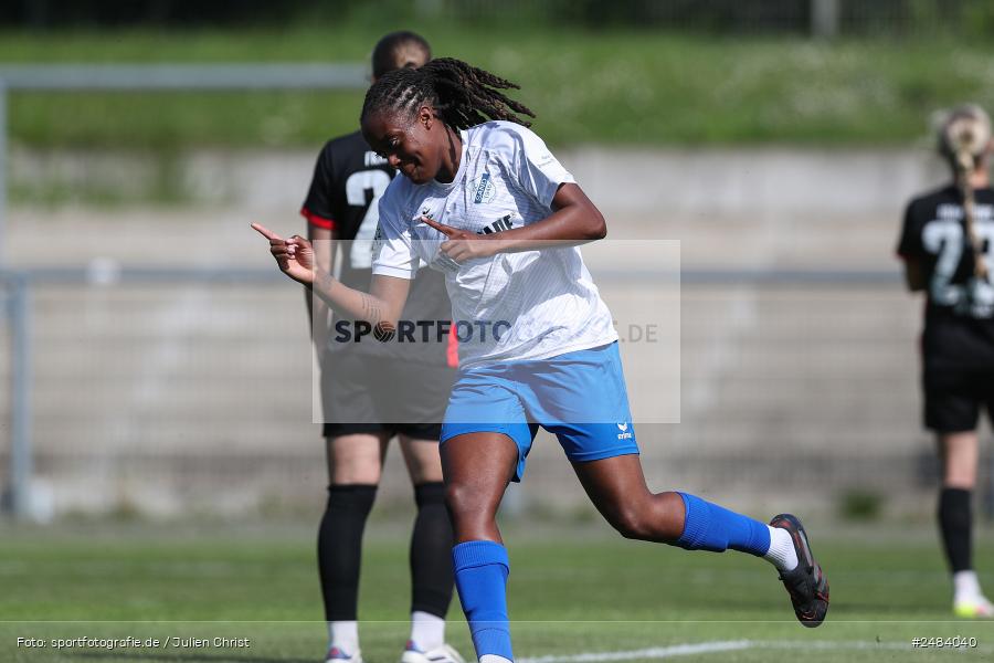 sport, action, Stadion am Brentanobad, SGE, SCS, SC Sand, Fussball, Frankfurt, Eintracht Frankfurt II, DFB, 27.04.2025, 23. Spieltag, 2. Frauen-Bundesliga - Bild-ID: 2484040 sport, action, Stadion am Brentanobad, SGE, SCS, SC Sand, Fussball, Frankfurt, Eintracht Frankfurt II, DFB, 27.04.2025, 23. Spieltag, 2. Frauen-Bundesliga - Bild-ID: 2484040