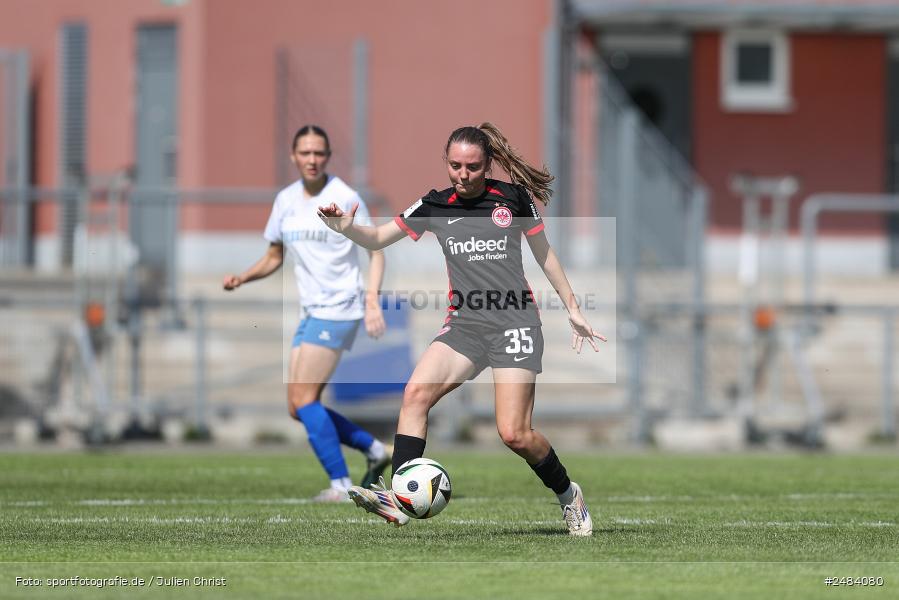 sport, action, Stadion am Brentanobad, SGE, SCS, SC Sand, Fussball, Frankfurt, Eintracht Frankfurt II, DFB, 27.04.2025, 23. Spieltag, 2. Frauen-Bundesliga - Bild-ID: 2484080 sport, action, Stadion am Brentanobad, SGE, SCS, SC Sand, Fussball, Frankfurt, Eintracht Frankfurt II, DFB, 27.04.2025, 23. Spieltag, 2. Frauen-Bundesliga - Bild-ID: 2484080