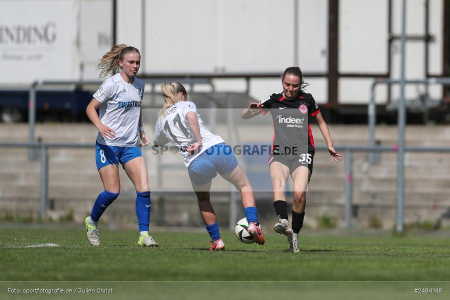 sport, action, Stadion am Brentanobad, SGE, SCS, SC Sand, Fussball, Frankfurt, Eintracht Frankfurt II, DFB, 27.04.2025, 23. Spieltag, 2. Frauen-Bundesliga - Bild-ID: 2484148 sport, action, Stadion am Brentanobad, SGE, SCS, SC Sand, Fussball, Frankfurt, Eintracht Frankfurt II, DFB, 27.04.2025, 23. Spieltag, 2. Frauen-Bundesliga - Bild-ID: 2484148