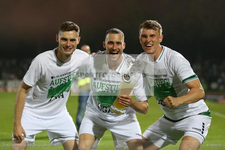 Willy Sachs Stadion, Schweinfurt, 02.05.2025, sport, action, Fussball, BFV, 32. Spieltag, Regionalliga Bayern, FWK, FCS, FC Würzburger Kickers, 1. FC Schweinfurt 1905 - Bild-ID: 2484536