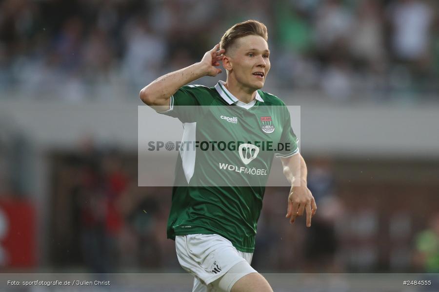 Willy Sachs Stadion, Schweinfurt, 02.05.2025, sport, action, Fussball, BFV, 32. Spieltag, Regionalliga Bayern, FWK, FCS, FC Würzburger Kickers, 1. FC Schweinfurt 1905 - Bild-ID: 2484555