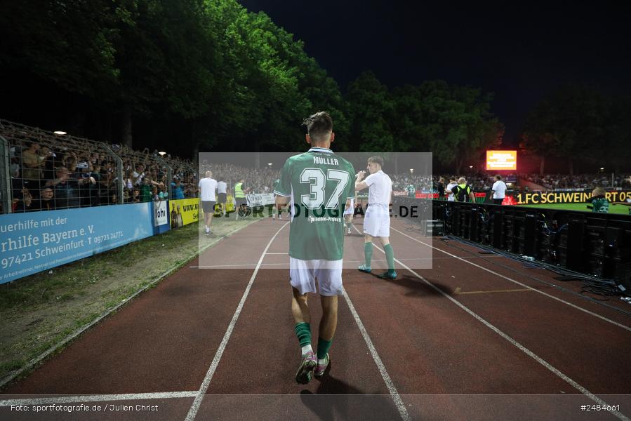 sport, action, Willy Sachs Stadion, Schweinfurt, Regionalliga Bayern, Fussball, FWK, FCS, FC Würzburger Kickers, BFV, 32. Spieltag, 1. FC Schweinfurt 1905, 02.05.2025 - Bild-ID: 2484661 sport, action, Willy Sachs Stadion, Schweinfurt, Regionalliga Bayern, Fussball, FWK, FCS, FC Würzburger Kickers, BFV, 32. Spieltag, 1. FC Schweinfurt 1905, 02.05.2025 - Bild-ID: 2484661
