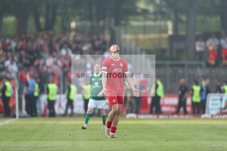 sport, action, Willy Sachs Stadion, Schweinfurt, Regionalliga Bayern, Fussball, FWK, FCS, FC Würzburger Kickers, BFV, 32. Spieltag, 1. FC Schweinfurt 1905, 02.05.2025 - Bild-ID: 2485643 sport, action, Willy Sachs Stadion, Schweinfurt, Regionalliga Bayern, Fussball, FWK, FCS, FC Würzburger Kickers, BFV, 32. Spieltag, 1. FC Schweinfurt 1905, 02.05.2025 - Bild-ID: 2485643