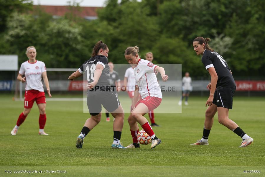 sport, action, Würzburg, Sportpark Heuchelhof, SVW, SV 67 Weinberg II, Fussball, FWK, FC Würzburger Kickers, Bayernliga Frauen, BFV, 17. Spieltag, 03.05.2025 - Bild-ID: 2485886 sport, action, Würzburg, Sportpark Heuchelhof, SVW, SV 67 Weinberg II, Fussball, FWK, FC Würzburger Kickers, Bayernliga Frauen, BFV, 17. Spieltag, 03.05.2025 - Bild-ID: 2485886