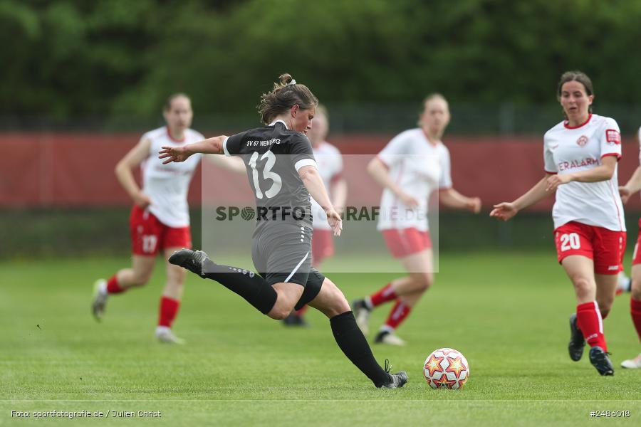 sport, action, Würzburg, Sportpark Heuchelhof, SVW, SV 67 Weinberg II, Fussball, FWK, FC Würzburger Kickers, Bayernliga Frauen, BFV, 17. Spieltag, 03.05.2025 - Bild-ID: 2486018