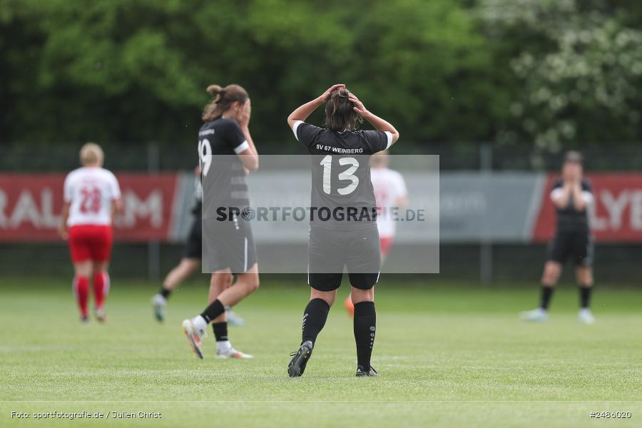 sport, action, Würzburg, Sportpark Heuchelhof, SVW, SV 67 Weinberg II, Fussball, FWK, FC Würzburger Kickers, Bayernliga Frauen, BFV, 17. Spieltag, 03.05.2025 - Bild-ID: 2486020