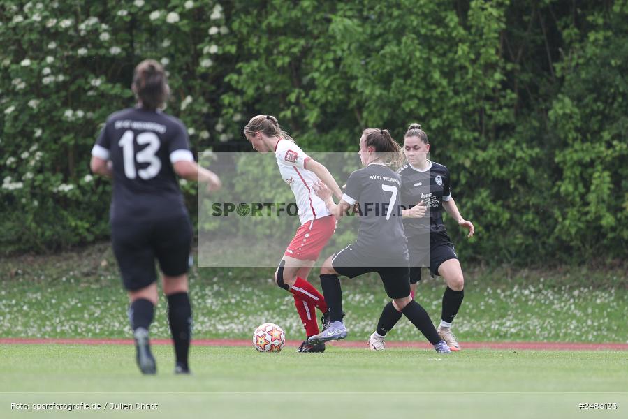 sport, action, Würzburg, Sportpark Heuchelhof, SVW, SV 67 Weinberg II, Fussball, FWK, FC Würzburger Kickers, Bayernliga Frauen, BFV, 17. Spieltag, 03.05.2025 - Bild-ID: 2486123