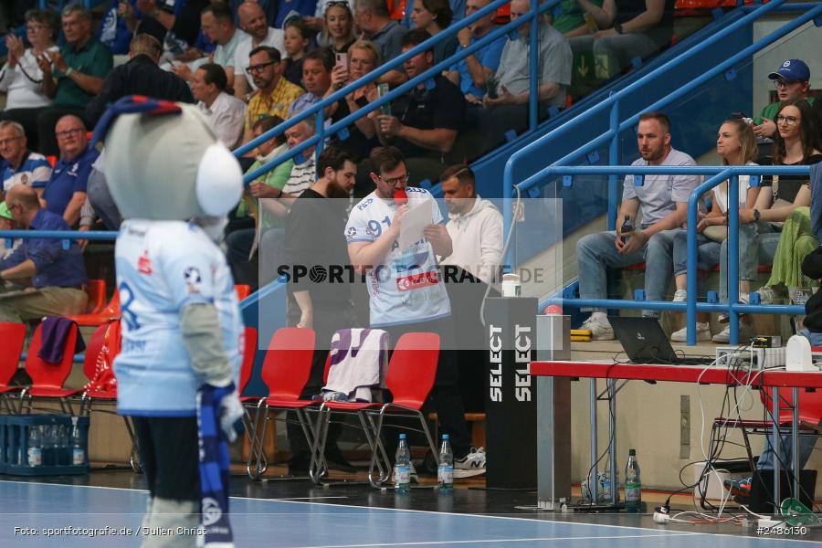 Linde MH Arena, Aschaffenburg, 03.05.2025, sport, action, Handball, 30. Spieltag, 2. Handball-Bundesliga, TUS, TVG, TuS N-Lübbecke, TV Großwallstadt - Bild-ID: 2486130 Linde MH Arena, Aschaffenburg, 03.05.2025, sport, action, Handball, 30. Spieltag, 2. Handball-Bundesliga, TUS, TVG, TuS N-Lübbecke, TV Großwallstadt - Bild-ID: 2486130