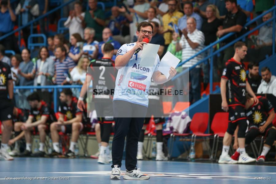 Linde MH Arena, Aschaffenburg, 03.05.2025, sport, action, Handball, 30. Spieltag, 2. Handball-Bundesliga, TUS, TVG, TuS N-Lübbecke, TV Großwallstadt - Bild-ID: 2486132 Linde MH Arena, Aschaffenburg, 03.05.2025, sport, action, Handball, 30. Spieltag, 2. Handball-Bundesliga, TUS, TVG, TuS N-Lübbecke, TV Großwallstadt - Bild-ID: 2486132