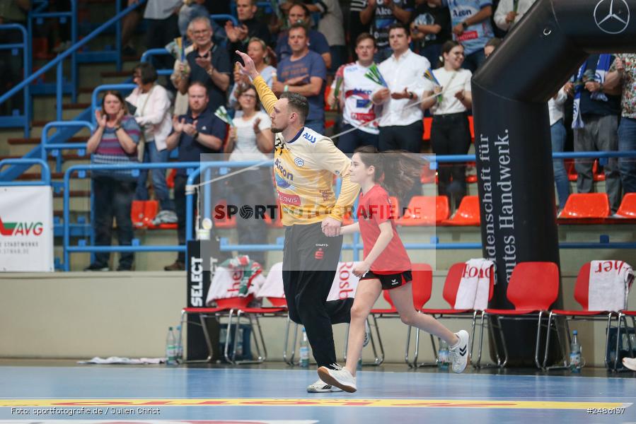 Linde MH Arena, Aschaffenburg, 03.05.2025, sport, action, Handball, 30. Spieltag, 2. Handball-Bundesliga, TUS, TVG, TuS N-Lübbecke, TV Großwallstadt - Bild-ID: 2486137 Linde MH Arena, Aschaffenburg, 03.05.2025, sport, action, Handball, 30. Spieltag, 2. Handball-Bundesliga, TUS, TVG, TuS N-Lübbecke, TV Großwallstadt - Bild-ID: 2486137
