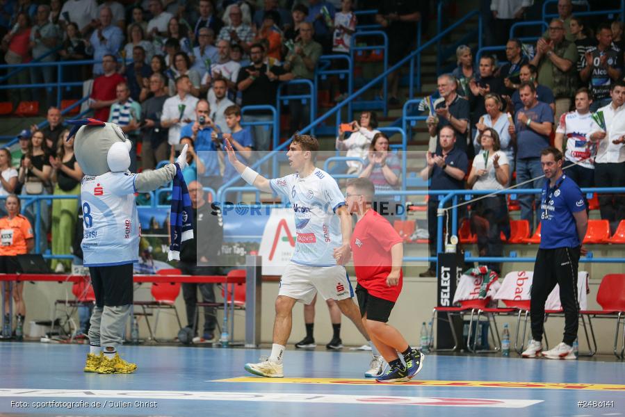 Linde MH Arena, Aschaffenburg, 03.05.2025, sport, action, Handball, 30. Spieltag, 2. Handball-Bundesliga, TUS, TVG, TuS N-Lübbecke, TV Großwallstadt - Bild-ID: 2486141 Linde MH Arena, Aschaffenburg, 03.05.2025, sport, action, Handball, 30. Spieltag, 2. Handball-Bundesliga, TUS, TVG, TuS N-Lübbecke, TV Großwallstadt - Bild-ID: 2486141